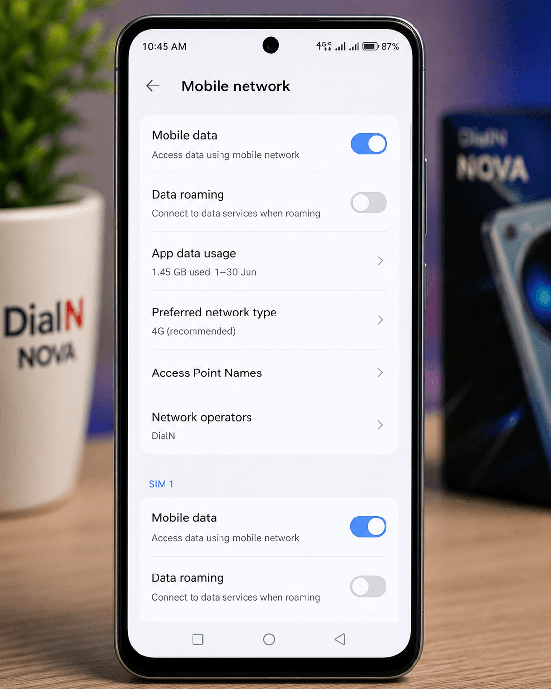 How to Turn On Mobile Data on DialN Nova Phone: Complete Step-by-Step Guide