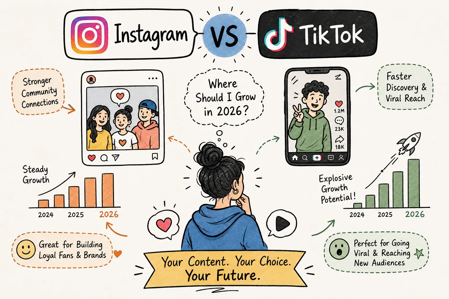 instagram vs tiktok for content creators in the us
