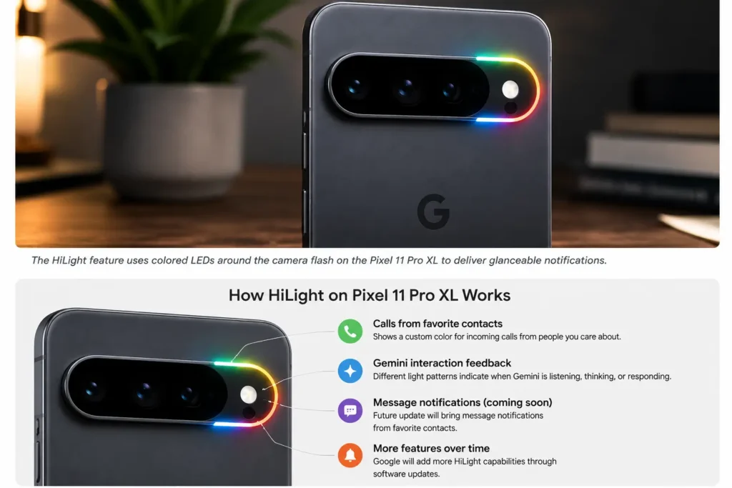 What is HiLight on Pixel 11 Pro XL